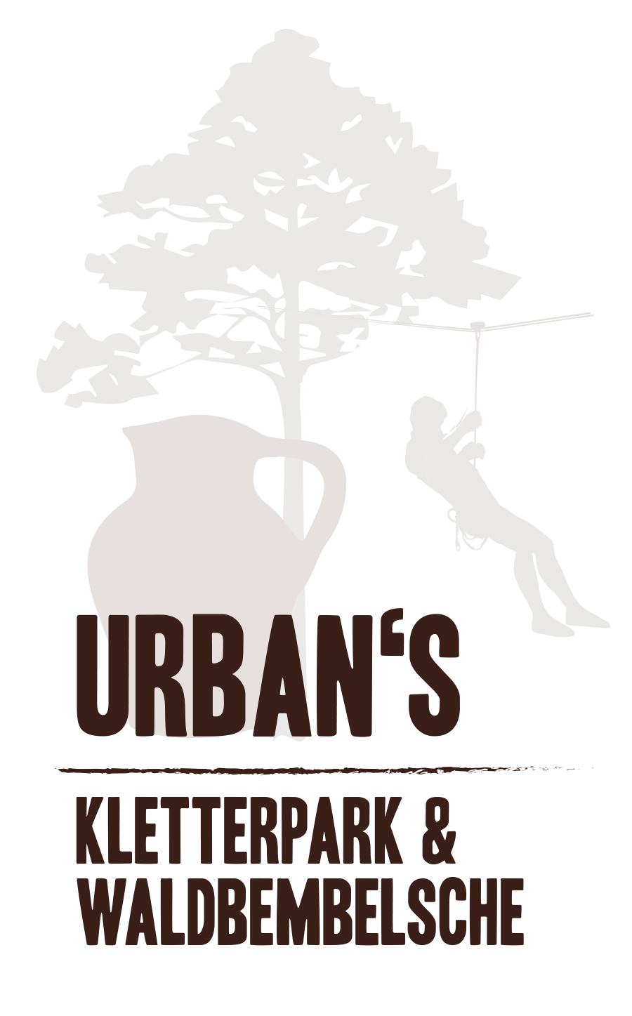 Urbans Kletterpark Waldbembel Logo 2023 Logo Urban's Kletterpark und Waldbembelsche